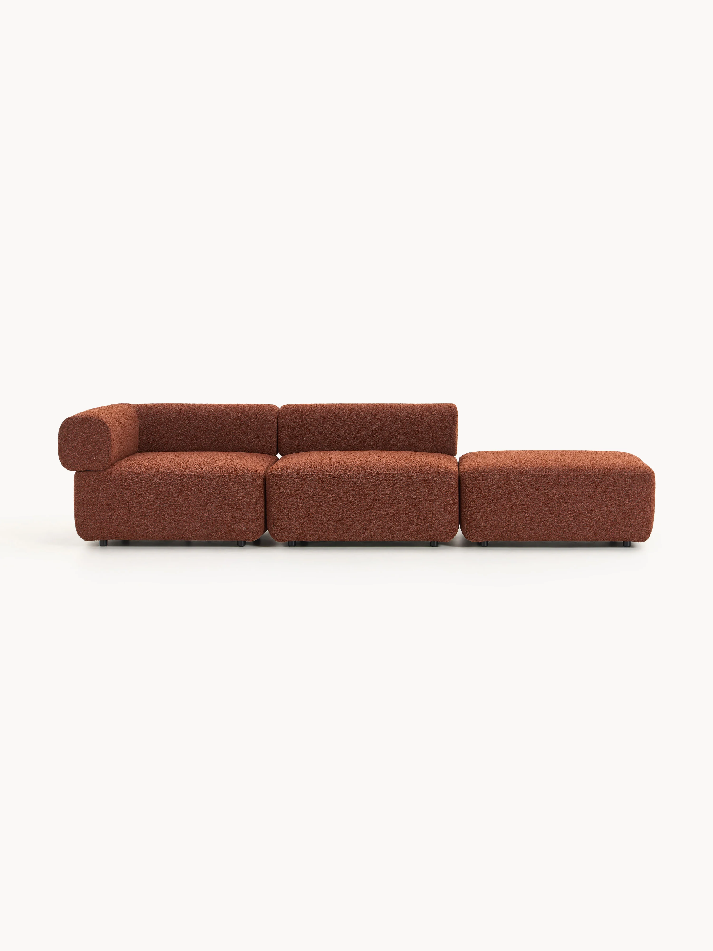 Modulaire bouclé poef Anton
