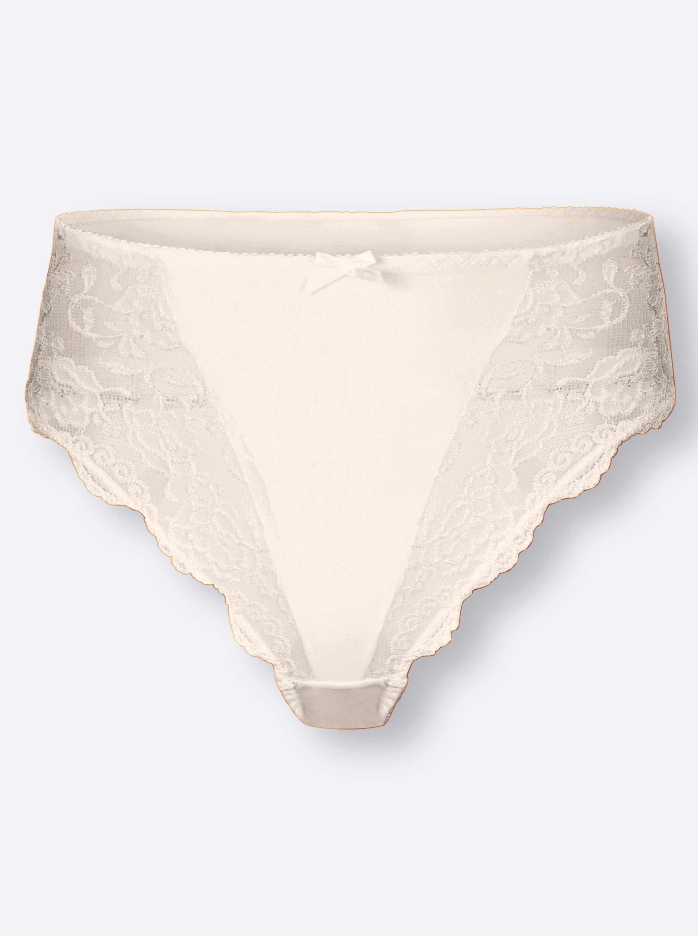 Sassa Slip in weiß + puder