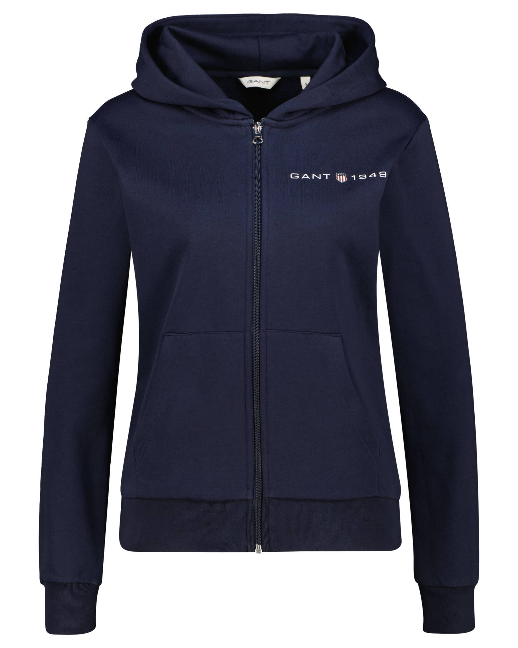 Gant| Damen Sweatjacke mit Kapuze