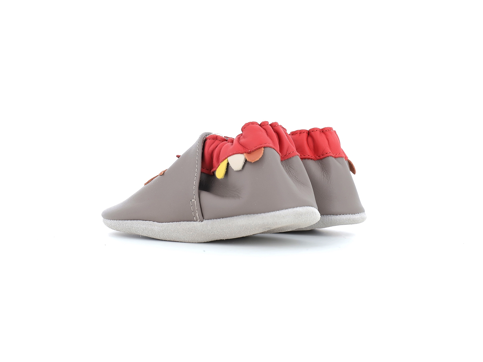 Robeez-FIRETALE Cuir Gris