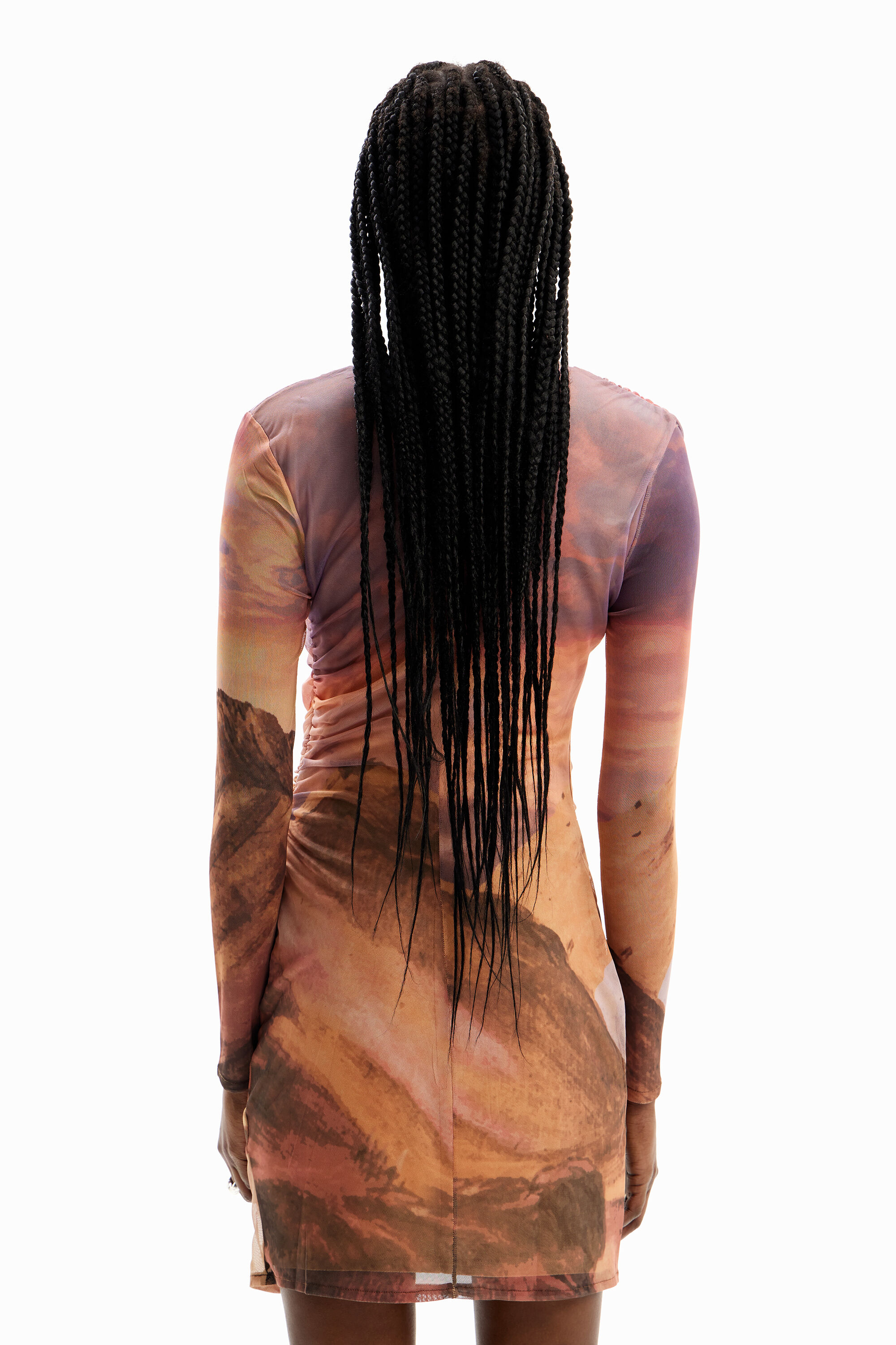Vestido mini slim paisaje
