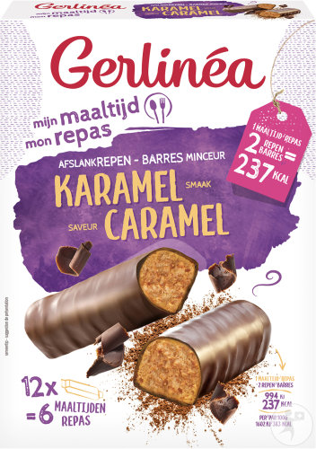 Gerlinéa Mon Repas Barres Saveur Caramel 12x31g