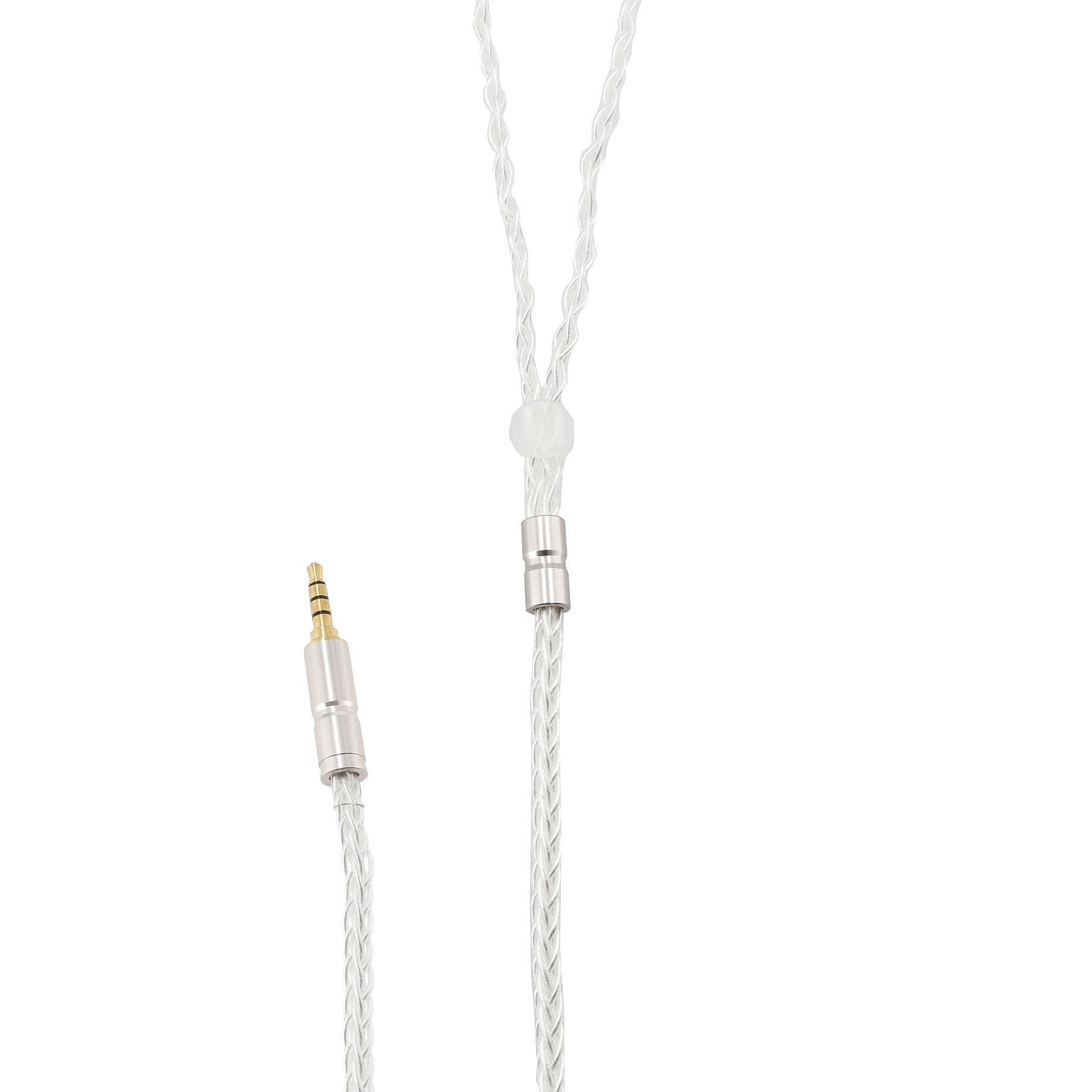 Devine EM-CAB-MB audiokabel met microfoon/remote voor in-ear monitors zilver