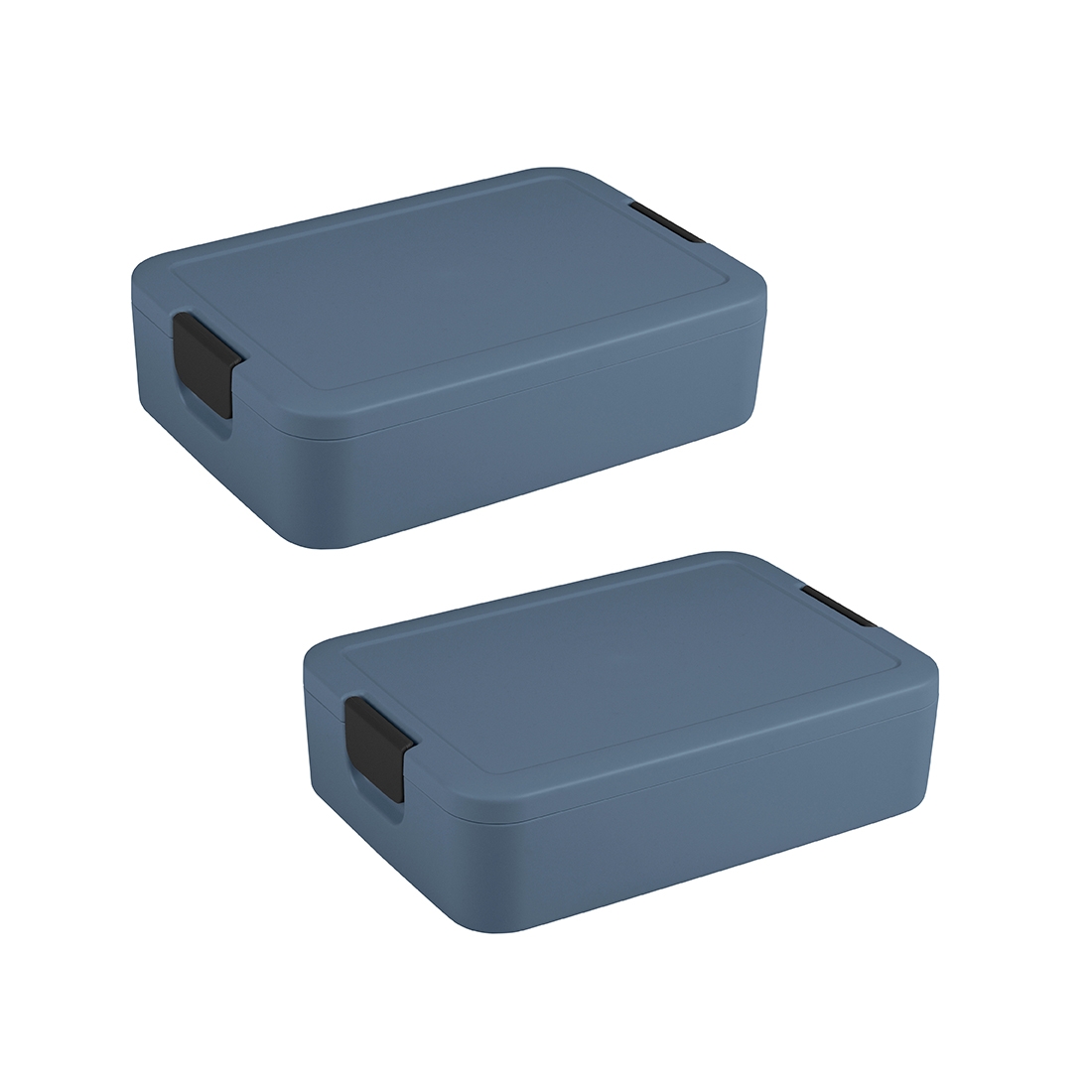 Sunware sigma home food 2 stuks broodtrommel - blauw
