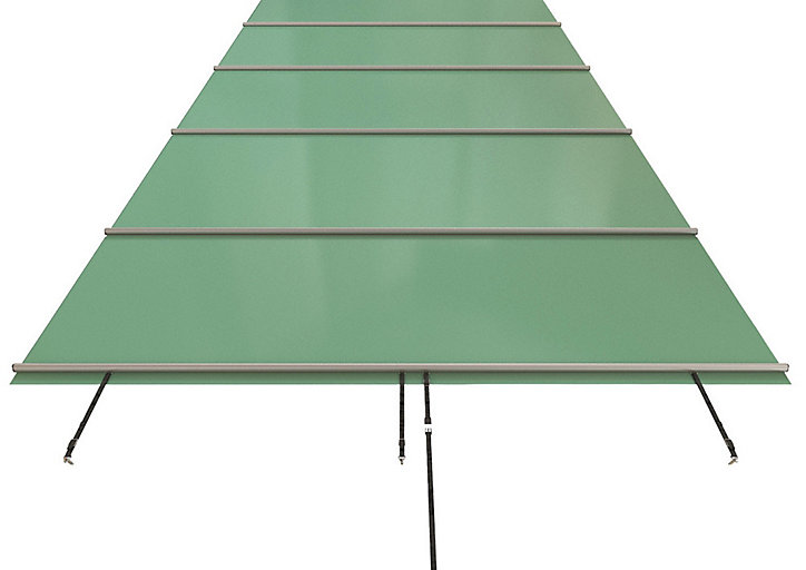 Couverture à barres 650 gris pour piscine 5,45 m