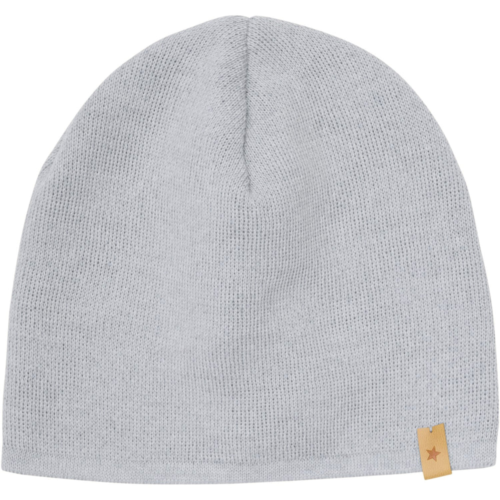 Køb Huttelihut Medium Grey Melange Beanie Solid Uld Strik