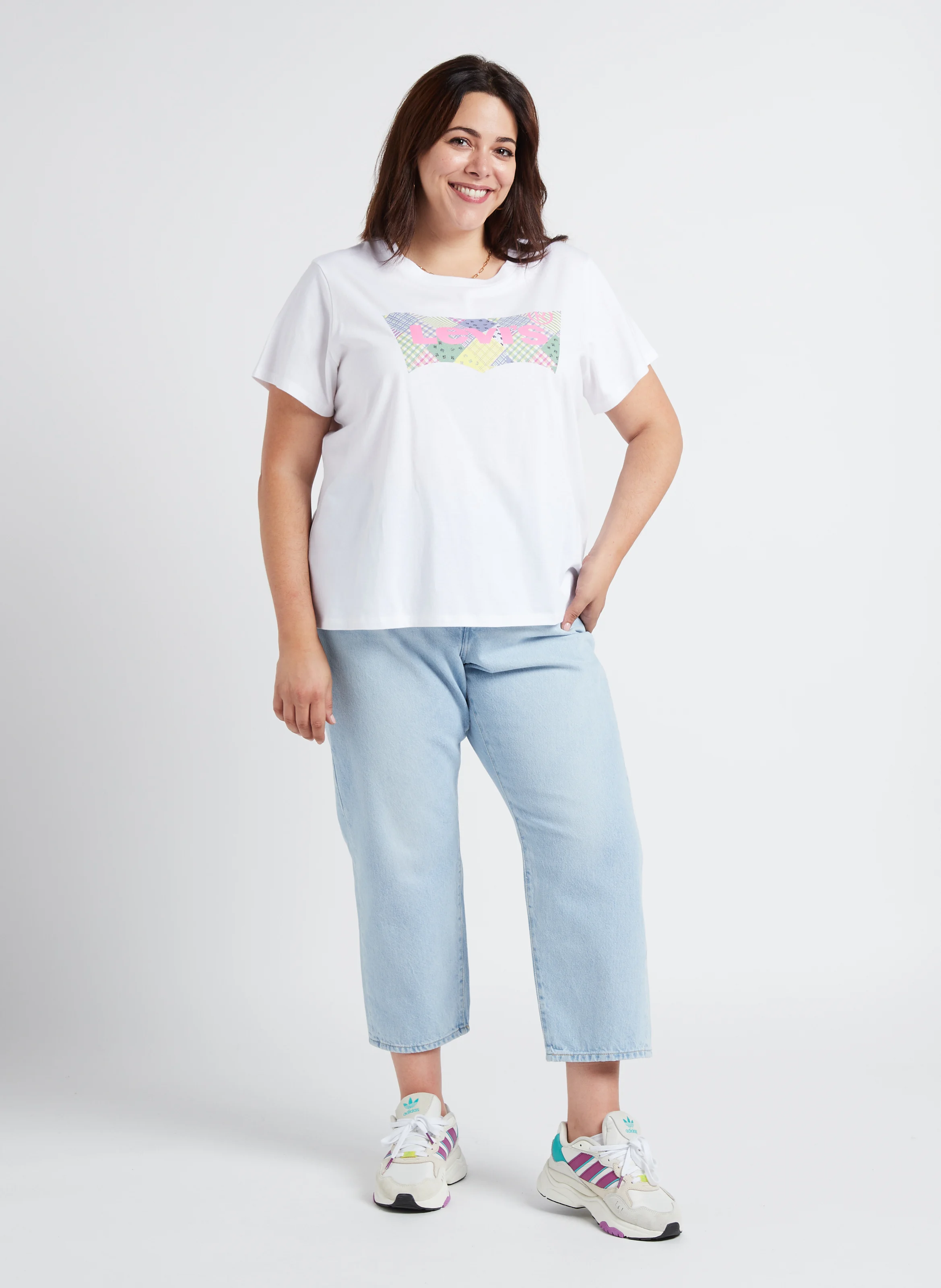 PL PERFECT TEE - Tee-shirt col rond sérigraphié en coton| Blanc