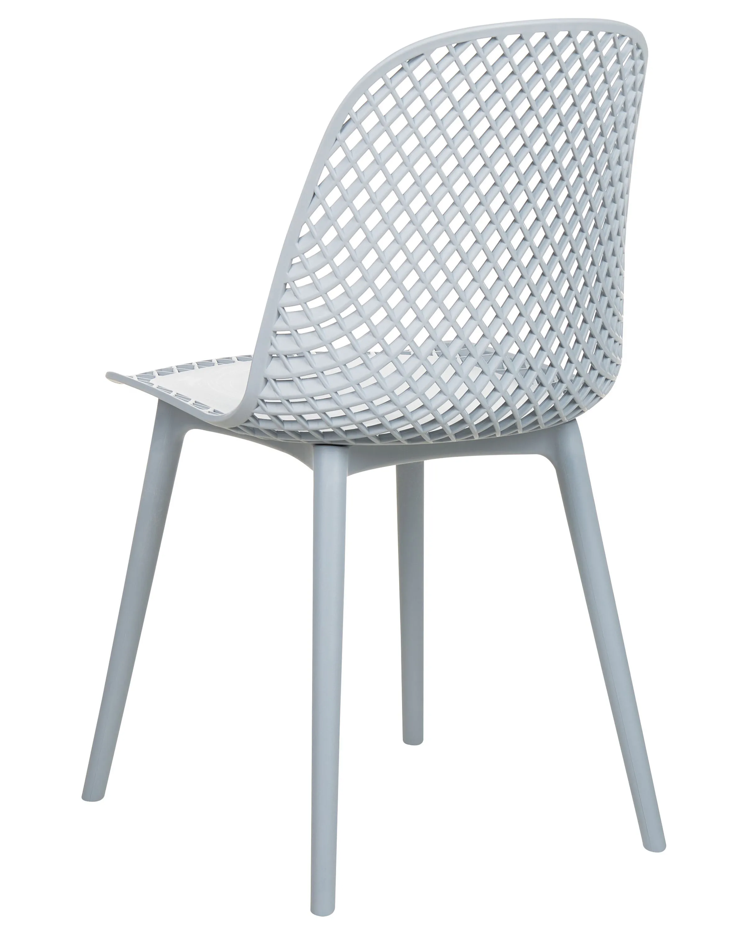 Set van 4 eetkamerstoelen EMORY Lichtblauw