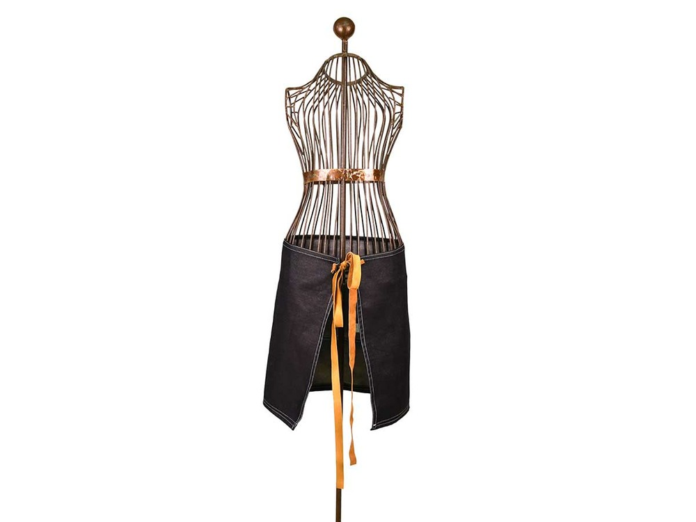 Tablier de jardinage pour femme en jean