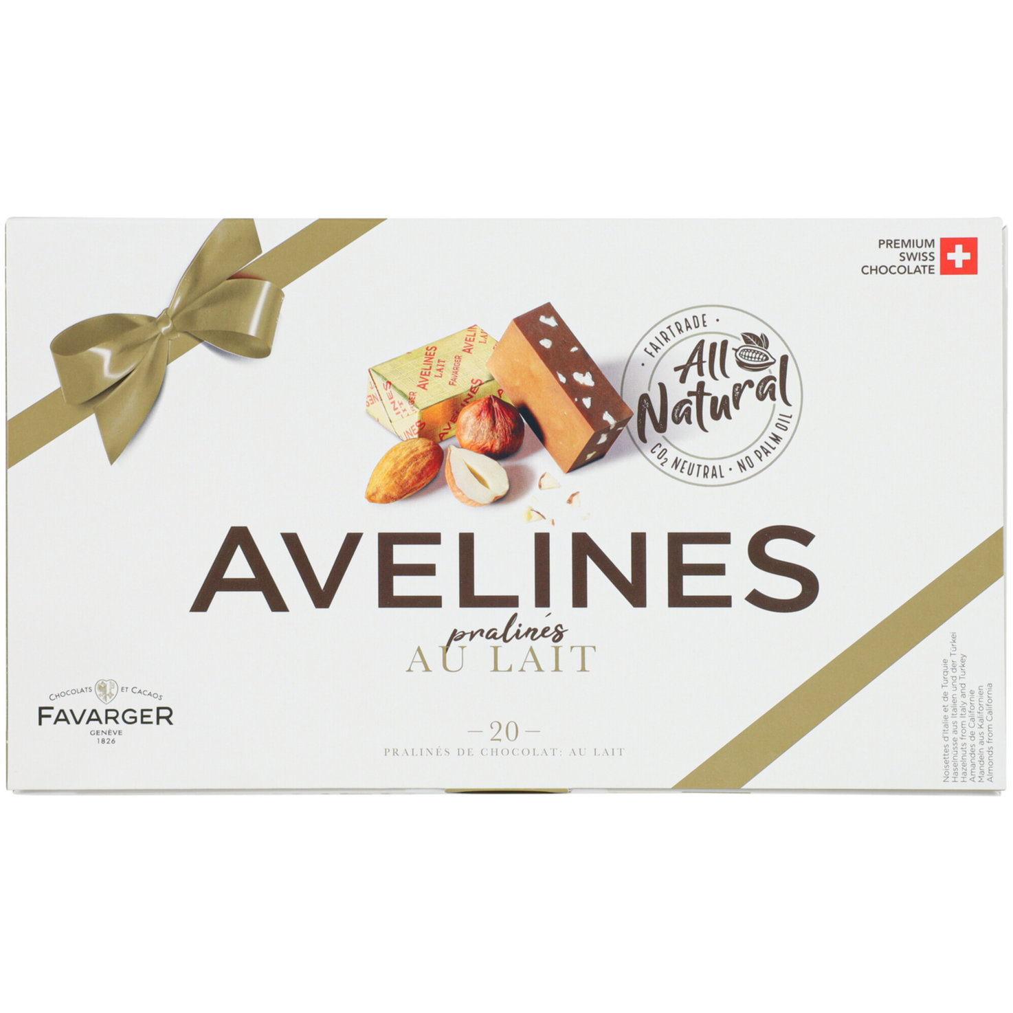 Favarger Avelines Milch 20 Stück