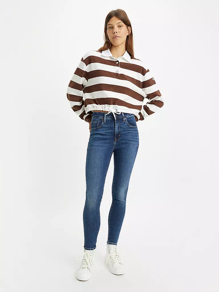 LEVI'S® Highwaist Jeans Skinny Fit 721 dunkelblau