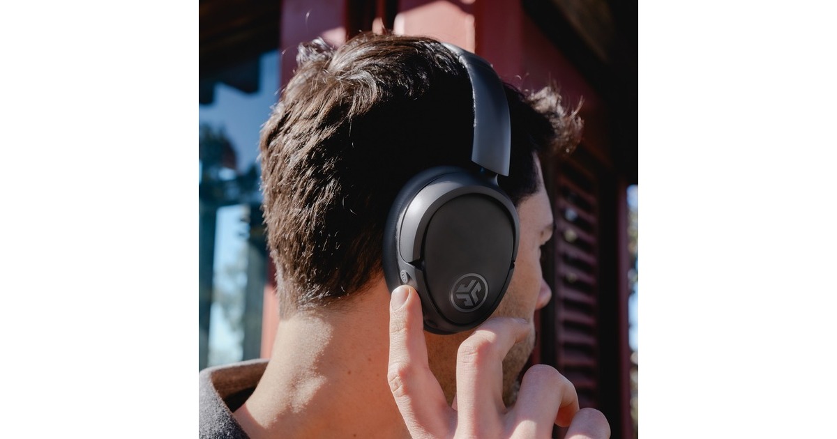 JLabJBuds Lux ANC over-ear headset  (Wit, Bluetooth 5.3, Multipoint)