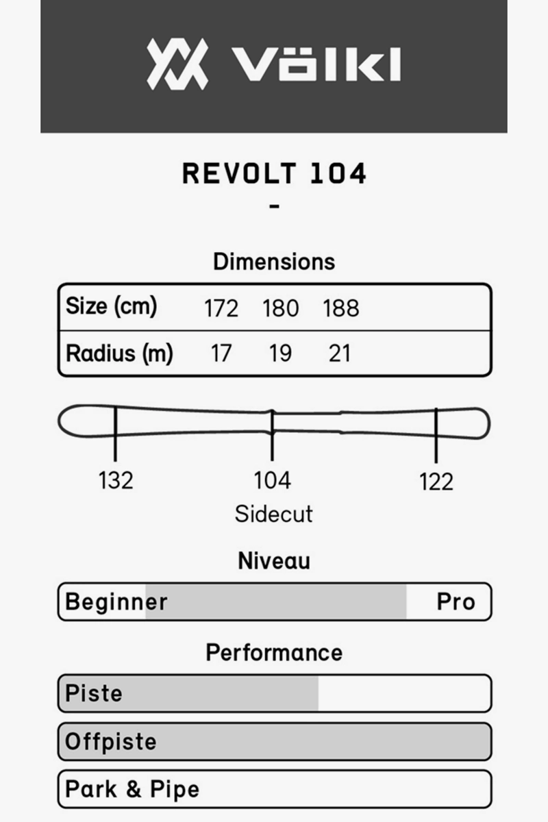 Voelkl Revolt 104 Ski 2223