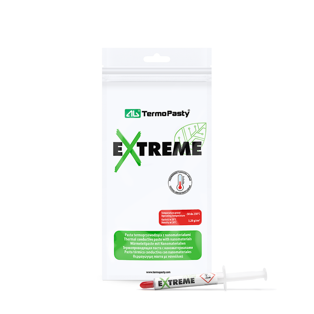 TermoPasty  AG eXtreme Wärmeleitpaste, 3 g - Spritze    Effiziente Wärmeleitpaste für dein Hardware