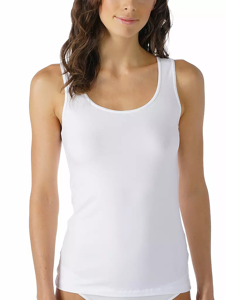 MEY Top - Unterhemd PURE weiss weiss