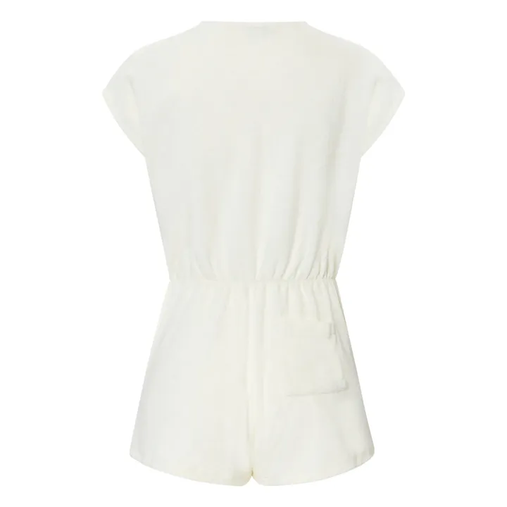 Alma Deia Combi-Short Eponge Coton Bio | Blanc cassé