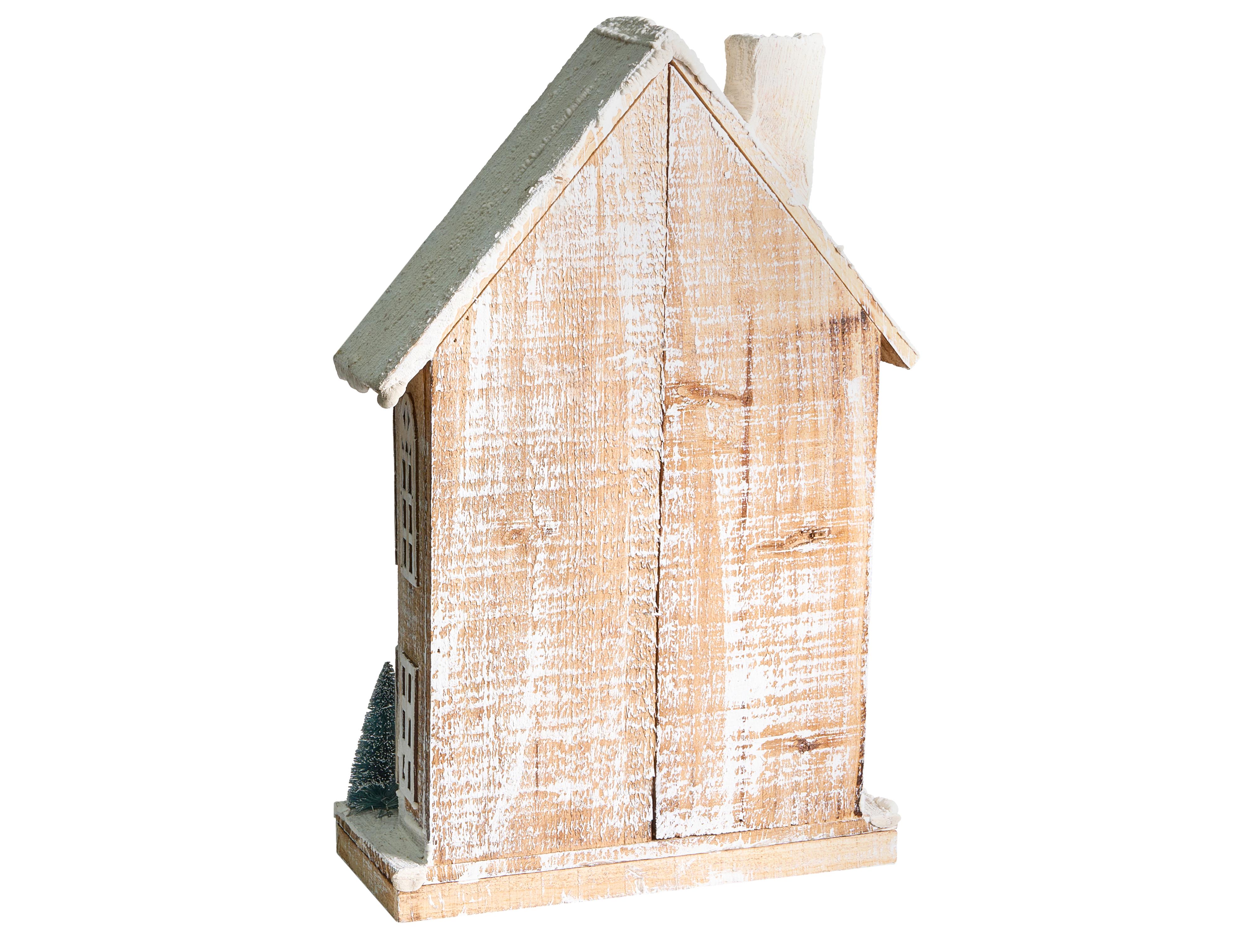 Kerstdecoratie LED UNARI Huis 50 cm Lichtbruin