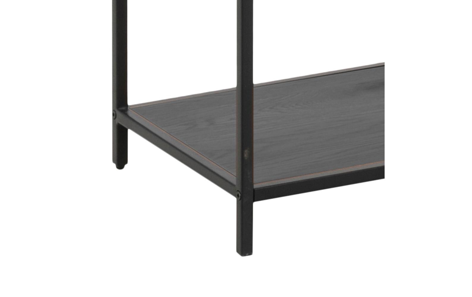 Regal Seaford 114 x 35 x 185 cm, Schwarz<br>Bücherregal