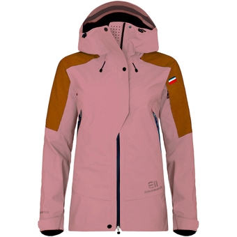 Elevenate Pure Hardshelljacke Dark Strawberry Damen