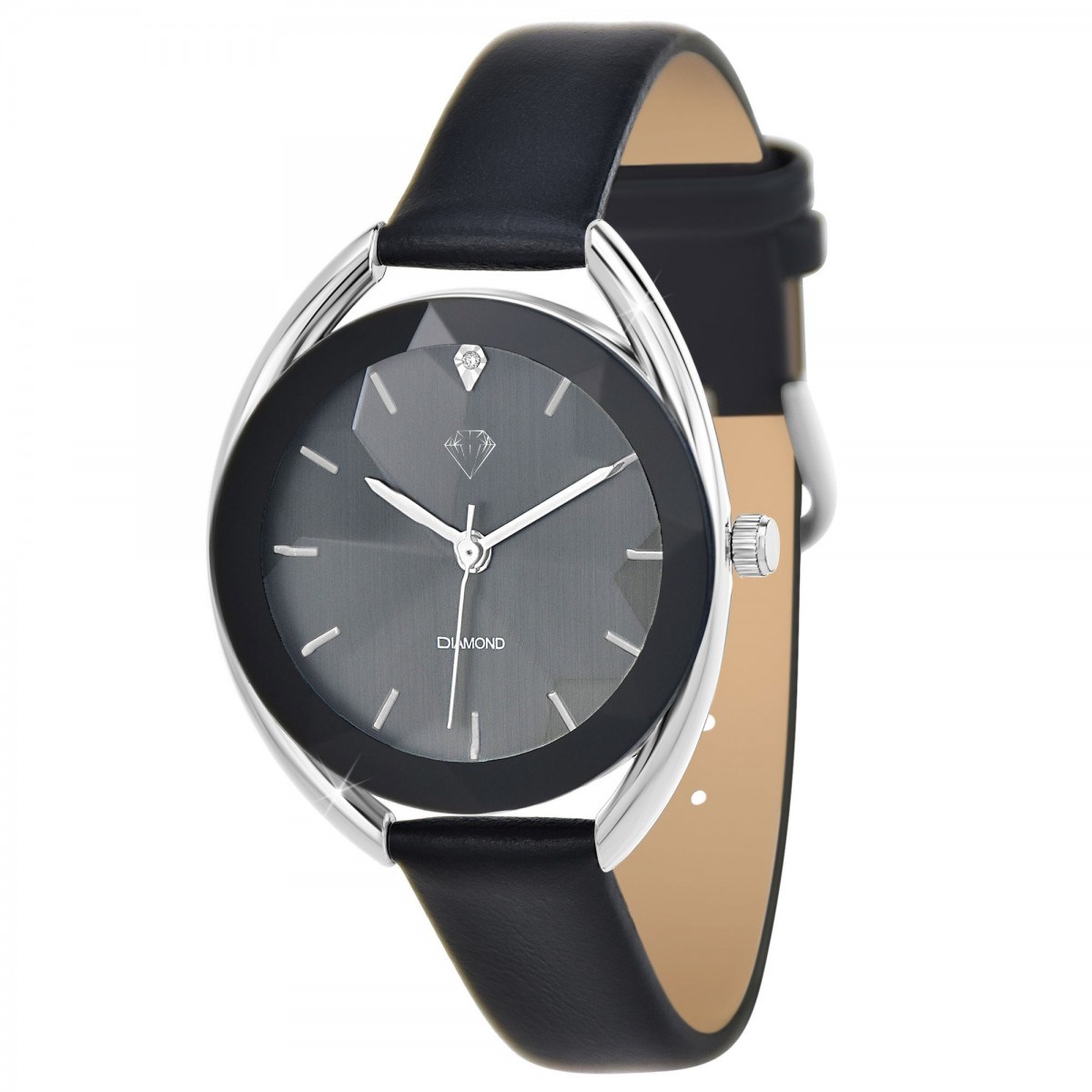 Montre élégante Jane SC Crystal ornée d'un véritable diamant