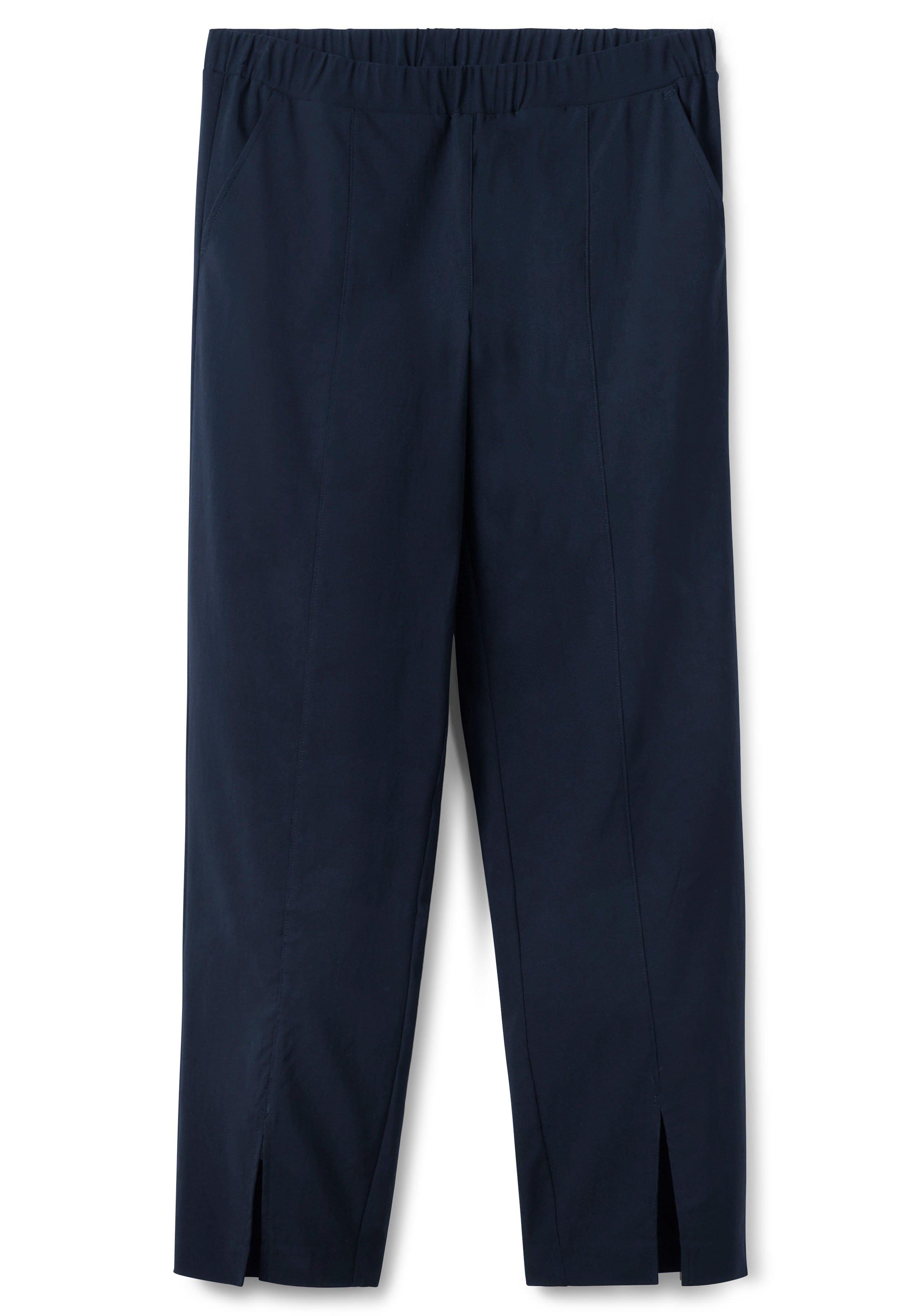 Bengalinhose mit Schlitzen vorn am Saum