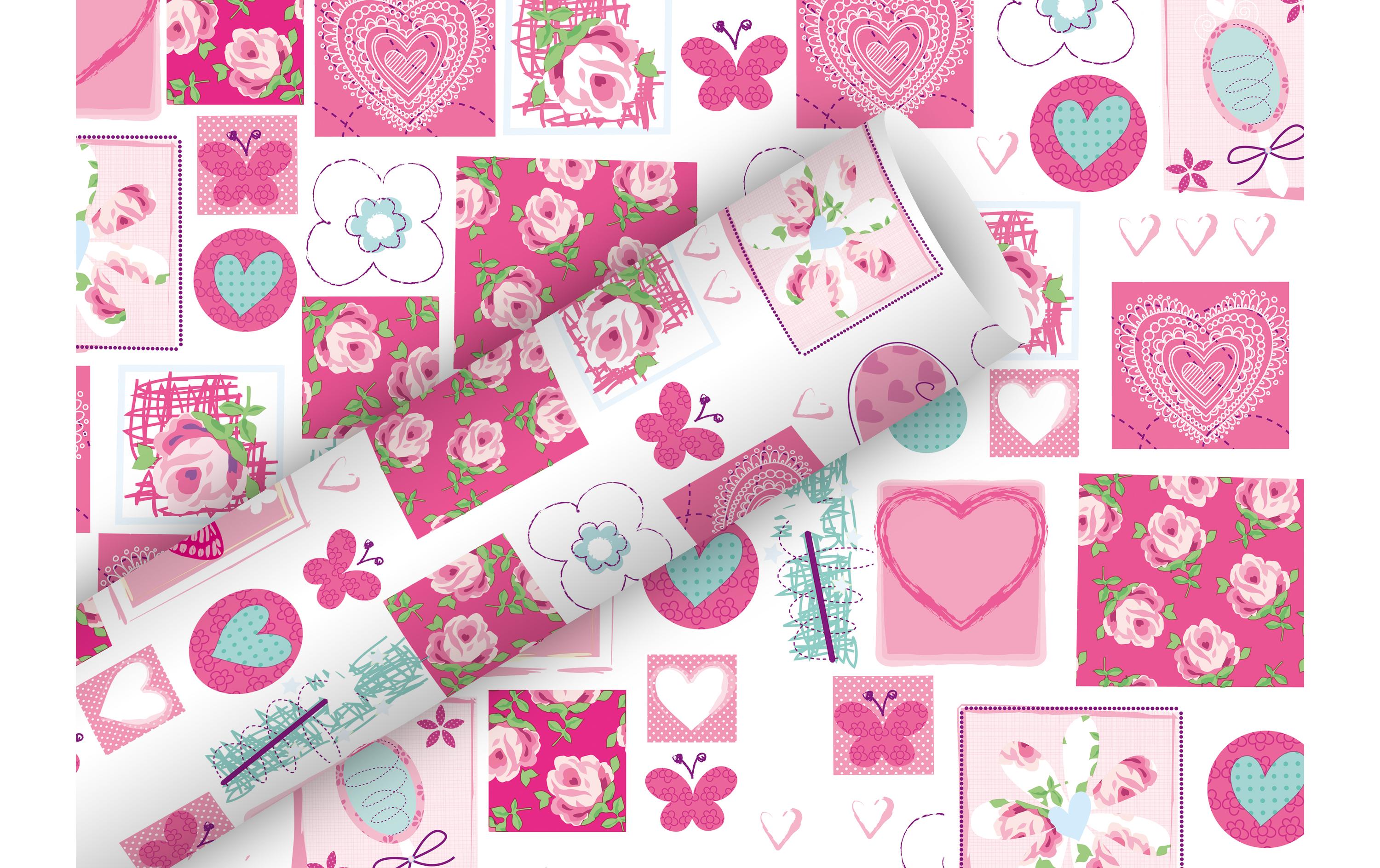 Geschenkpapier So sweet 2 m x 70 cmPapierrolle zum Einpacken von Geschenken