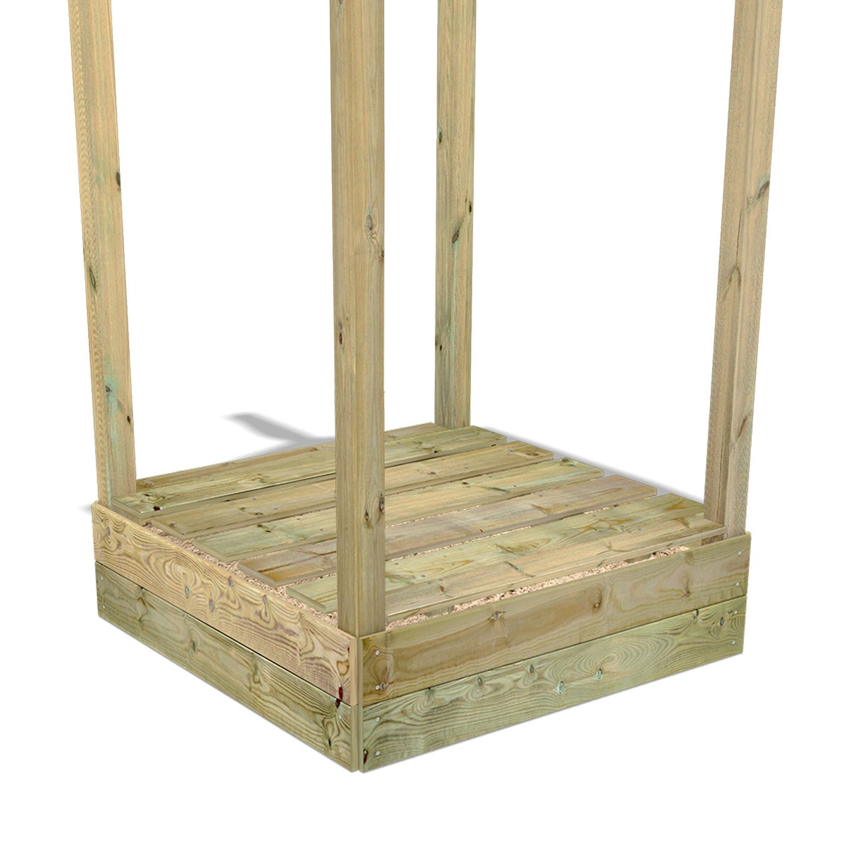 Wickey Houten Zandbak Uitbreiding Xtra Box 80 met Deksel