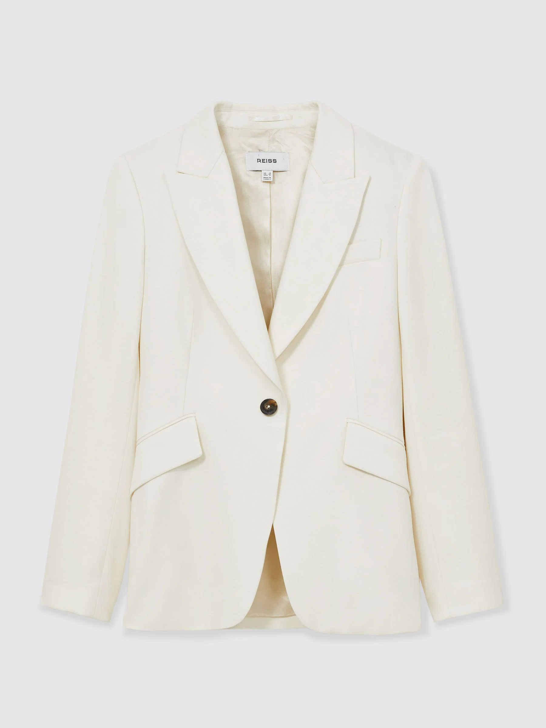 Reiss Millie maatsnit blazer met enkele rij knopen en puntige revers