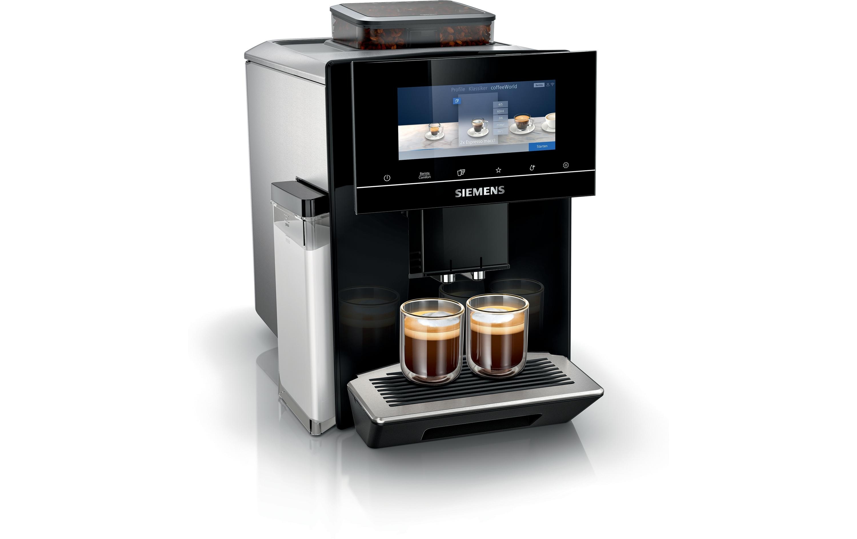 Kaffeevollautomat EQ900 TQ903D09 Schwarz<br>Vollautomatische Kaffeemaschine mit iAroma-System