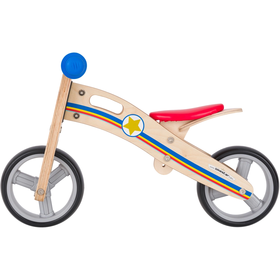 Bikestar Laufrad 7 Zoll Holz blau