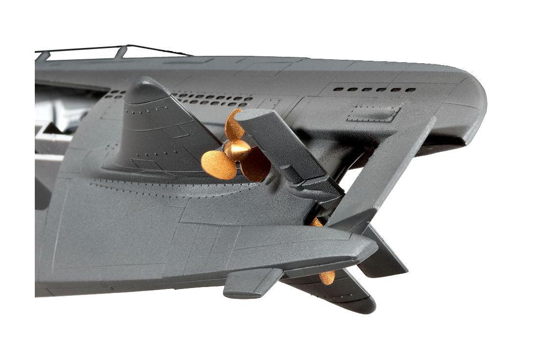 Bausatz Submarine Typ XXI w. Interior 1:144Kunststoff Modellbausatz