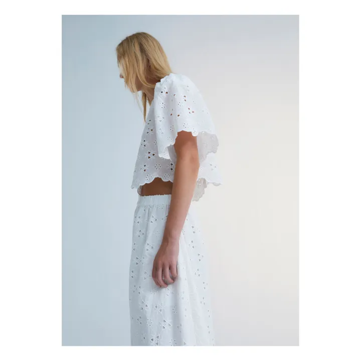 the new society Blouse Abbott - Collection Femme | Blanc