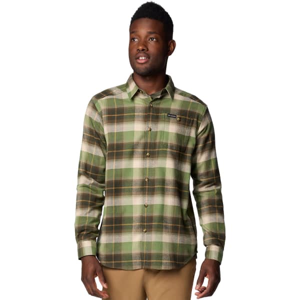 Chemise COLUMBIA CORNELL WOODS FLANNEL LONG SLEEVE SHIRT STONE GREEN CLASSIC MULTI TARTAN