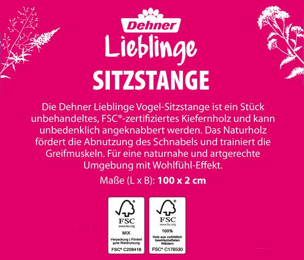 Dehner Lieblinge Käfigzubehör Sitzstange