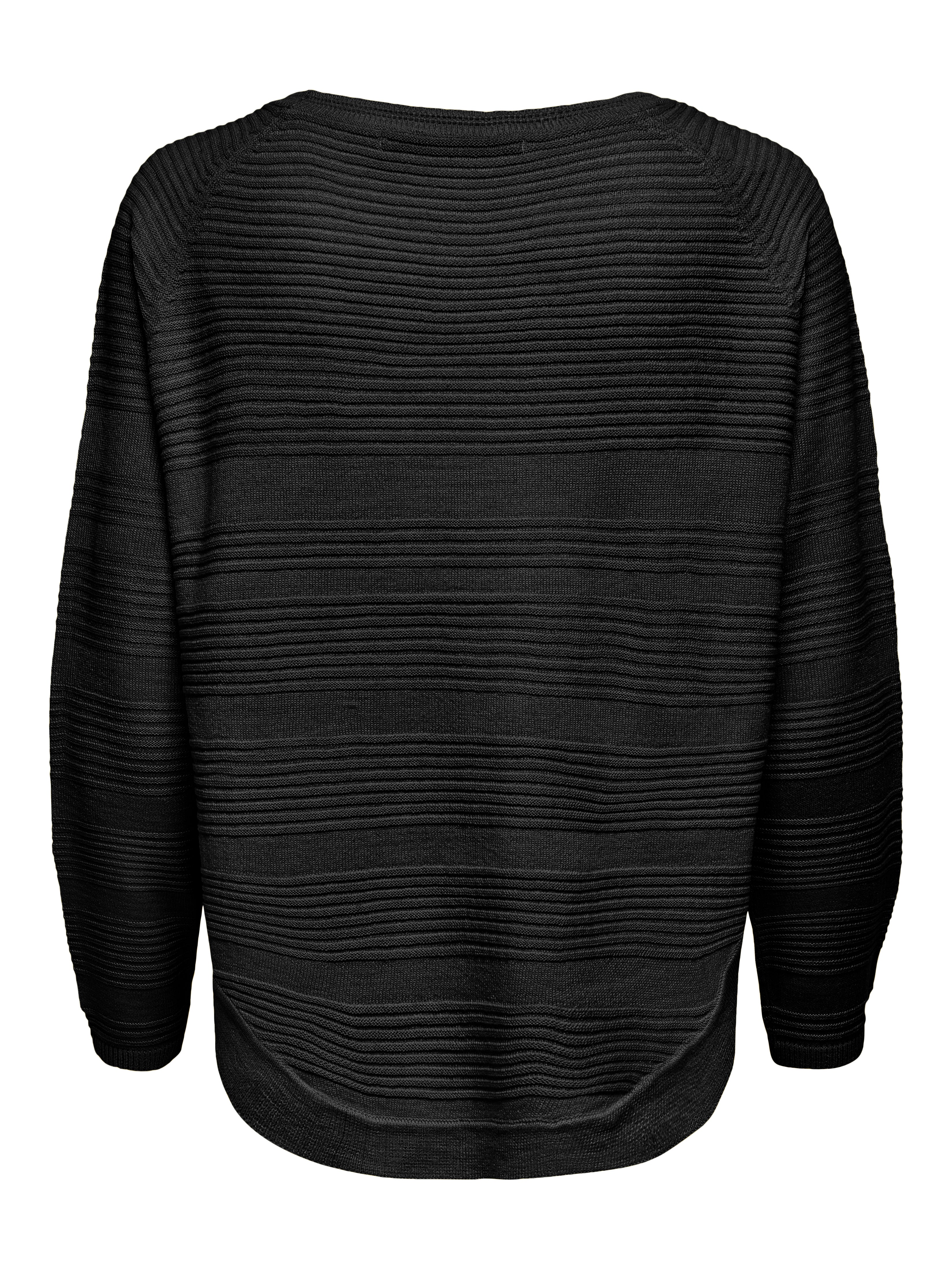 ONLCAVIAR Strickpullover Black