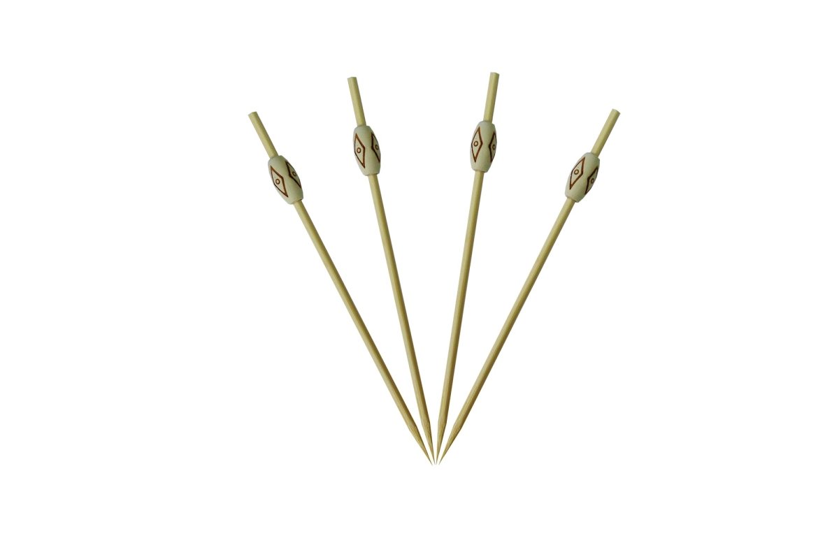 Groene Cocktailprikkers Hout 24st