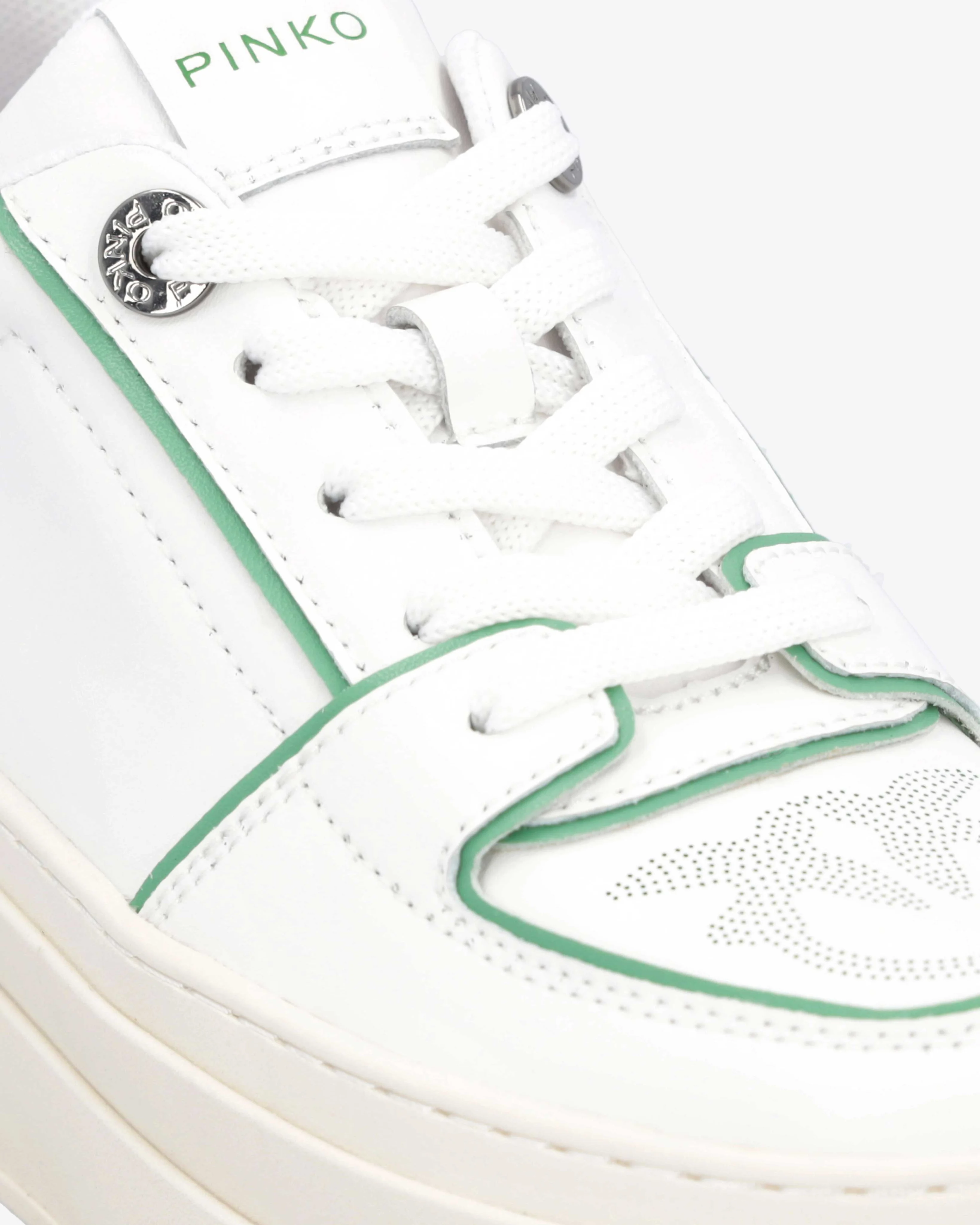 Sneakers bicolores à plateforme | Vert