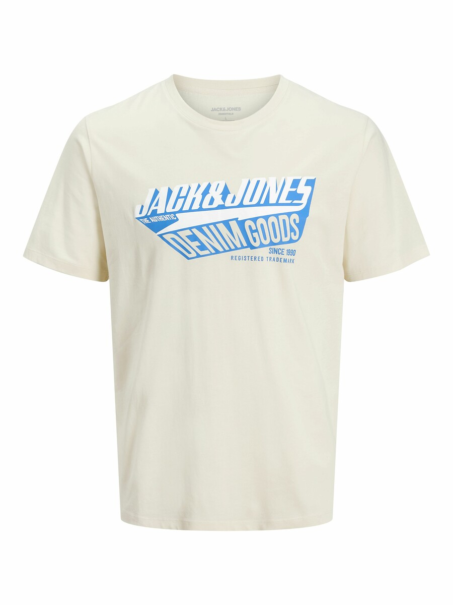 JACK & JONES<br>Camiseta de gola redonda com o logotipo Jje