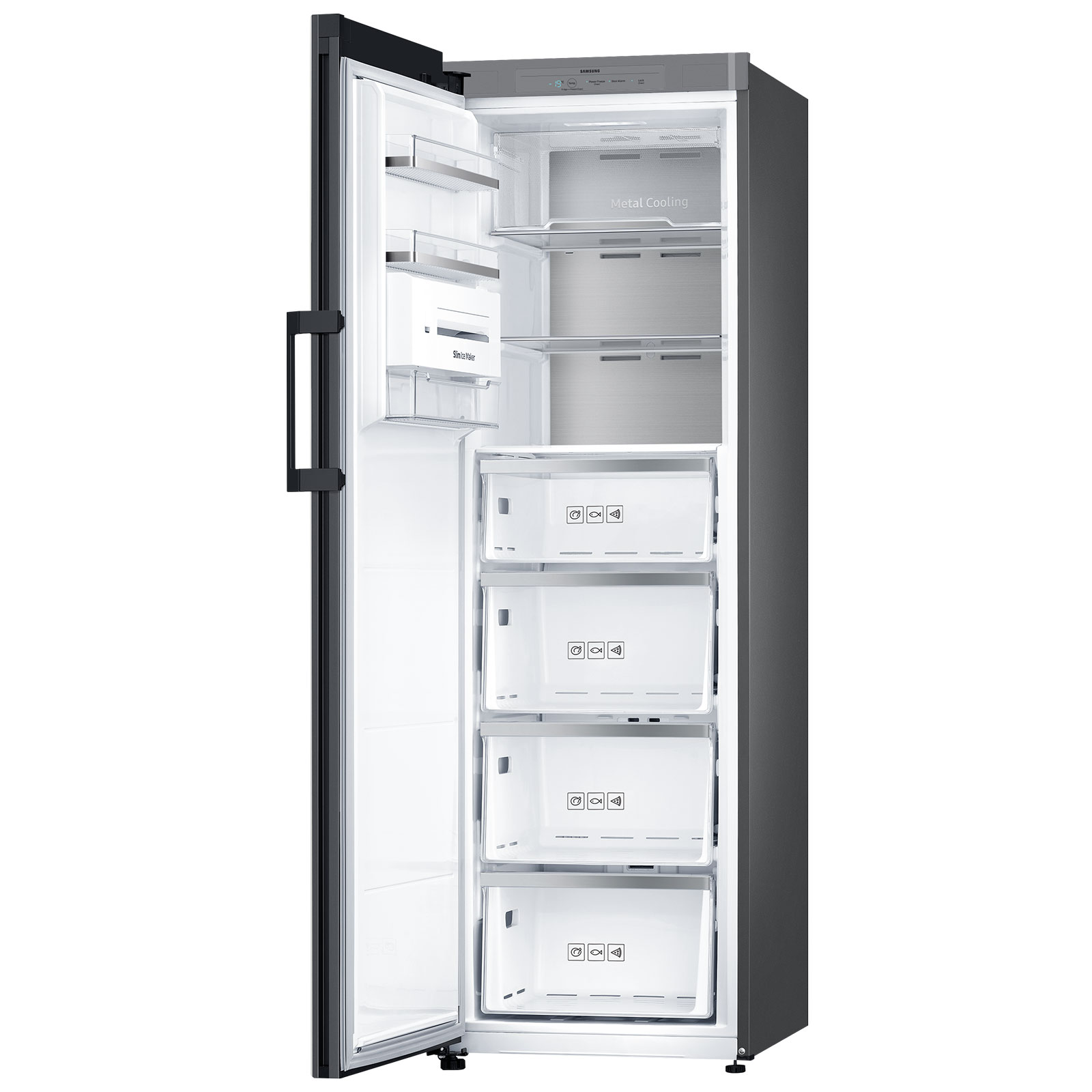 SAMSUNG Gefrierschrank RZ32A748539/EG - satin beige - F