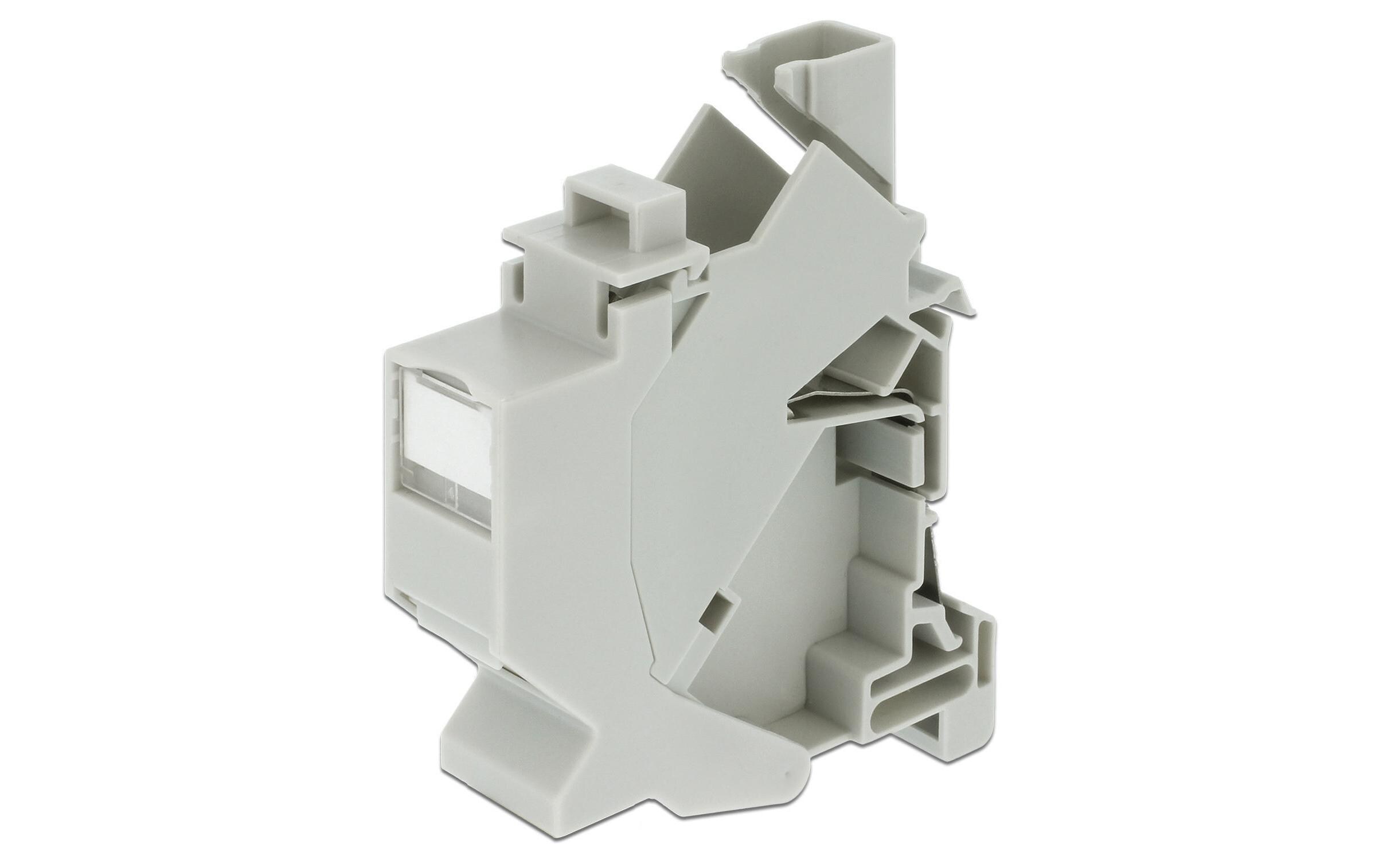 Hutschienenhalter Keystone mit StaubschutzHalterung für Hutschienen mit Staubschutz