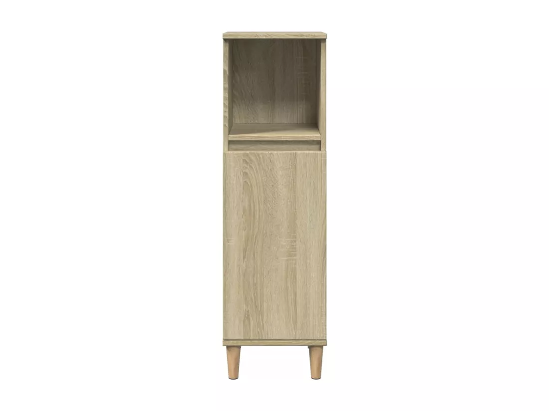 Ensemble de meubles de salle de bain 3 pcs chêne sonoma
