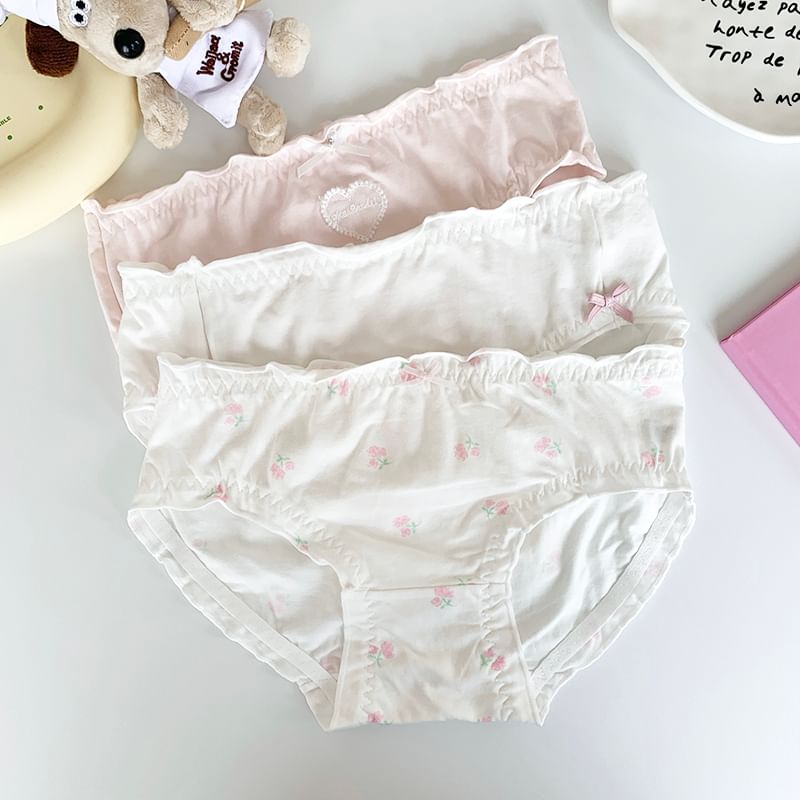 Nikiki - Lint Accent Panty / Set