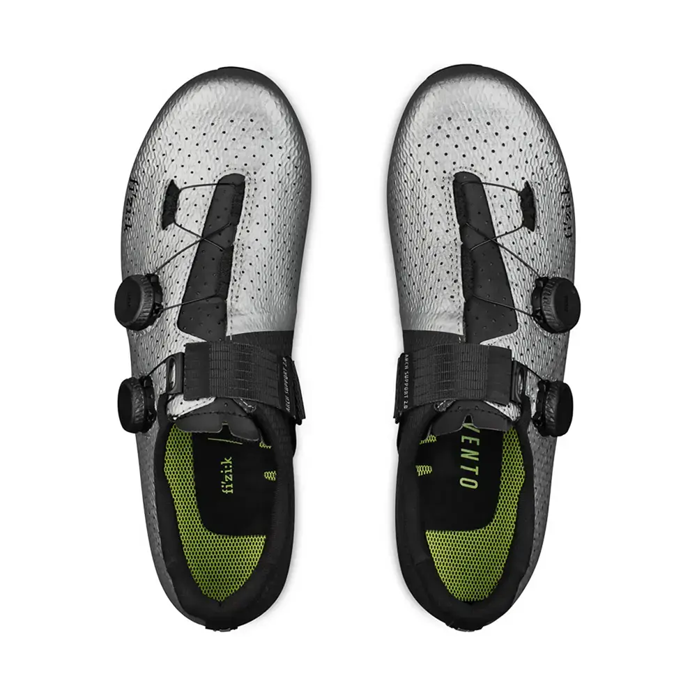 Fizik Vento Stabilita Carbon Wielrenschoenen Zilver/Zwart