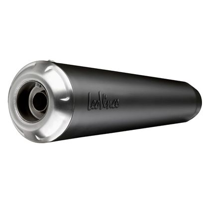 Silencieux Leo Vince CLASSIC RACER INOX black edition - Gris
