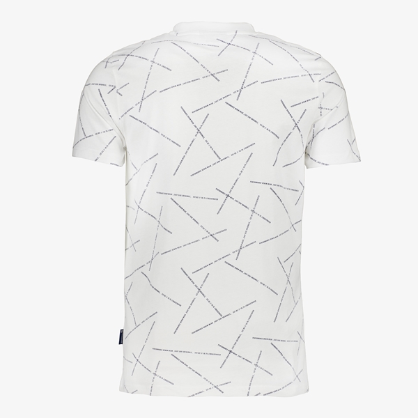 Unsigned heren T-shirt met all over tekstprint