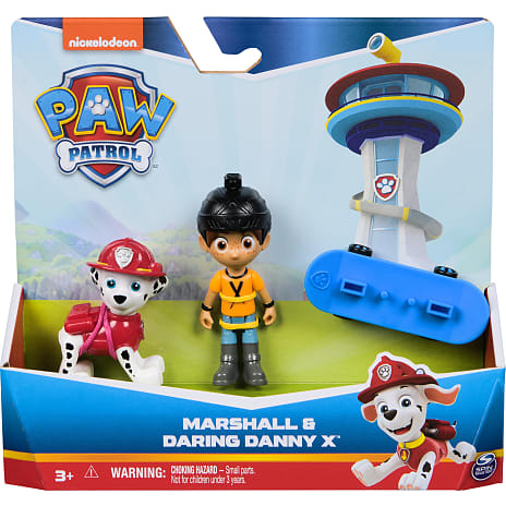 Paw Patrol Hero Pup - Daring Danny og Marshall