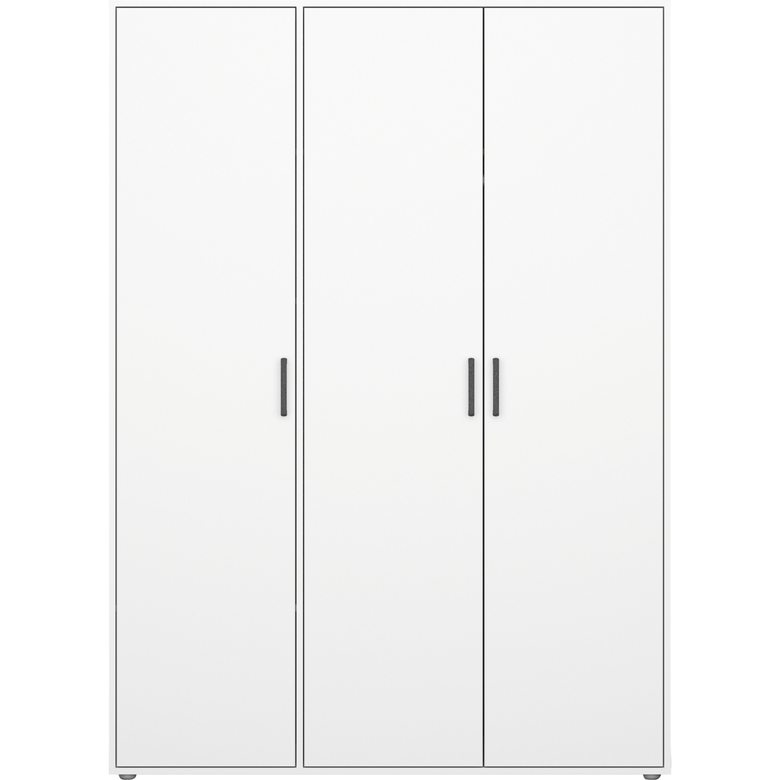 Schrank Voyager Dekor 140 x 194 x 53 cm weiss / weiss