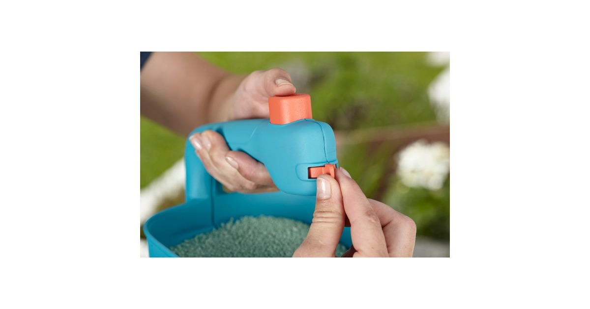 GARDENAHandstrooier M strooiapparatuur  (Turquoise/zwart, 431-20)