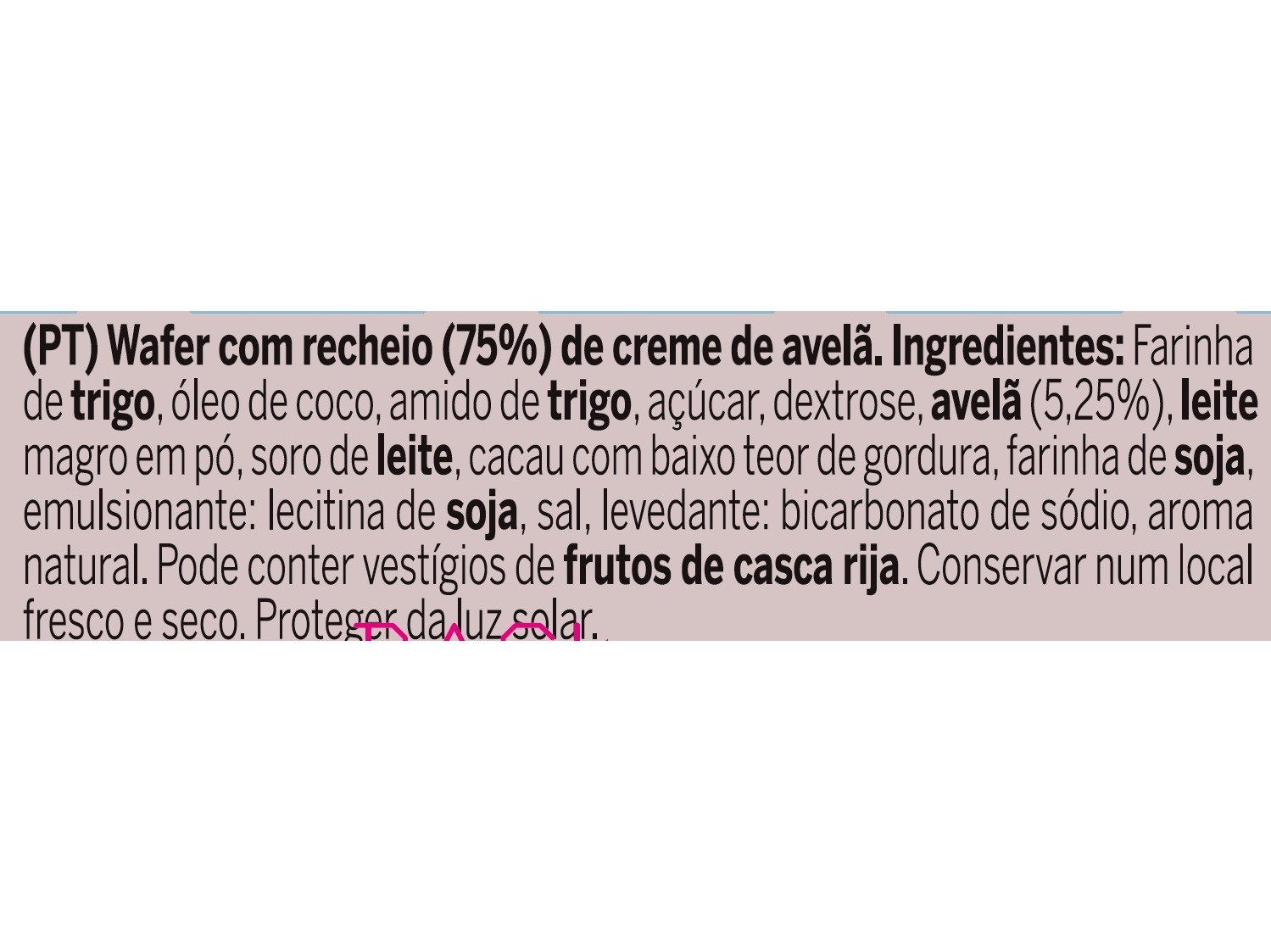 BOLACHAS WAFERLAND AVELÃ 175G