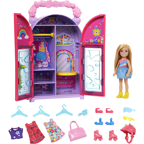 Barbie Chelsea tøjskab – flere varianter – assorteret